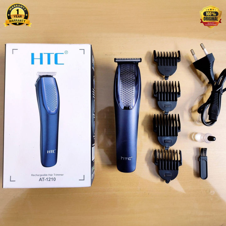 HTC AT 1210 Rechargeable Hair Trimmer -blue - Trimmer