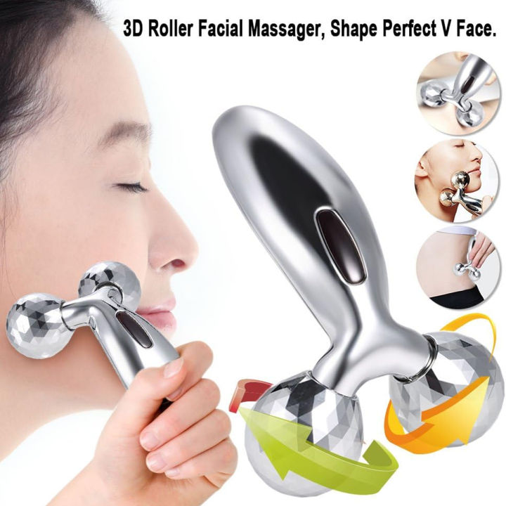 3D Massage Roller Microcurrent Body & Face Massager 100% brand new and high quality
