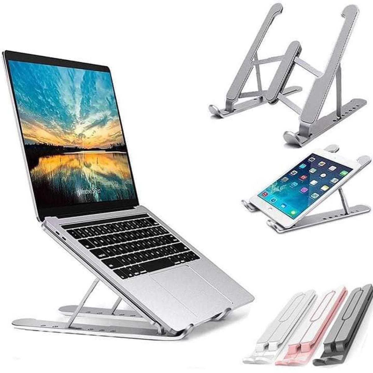 Laptop stand aluminum alloy adjustable multi-angle laptop stand 10-17 inch tablet notebook laptop stand - cloth stand