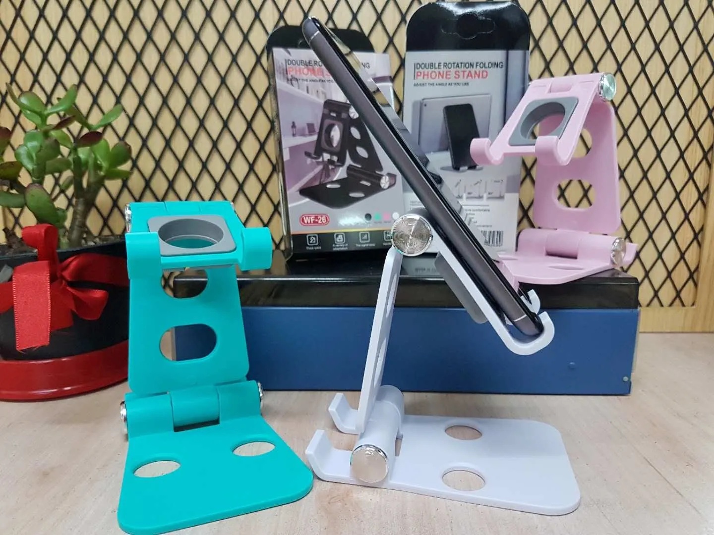 Dudukan Ponsel Lipat Portable Phone Holder Docking Handphone WF-26