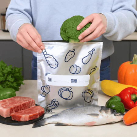 (10 Pis) Aluminum Foil Zip Lock Bag